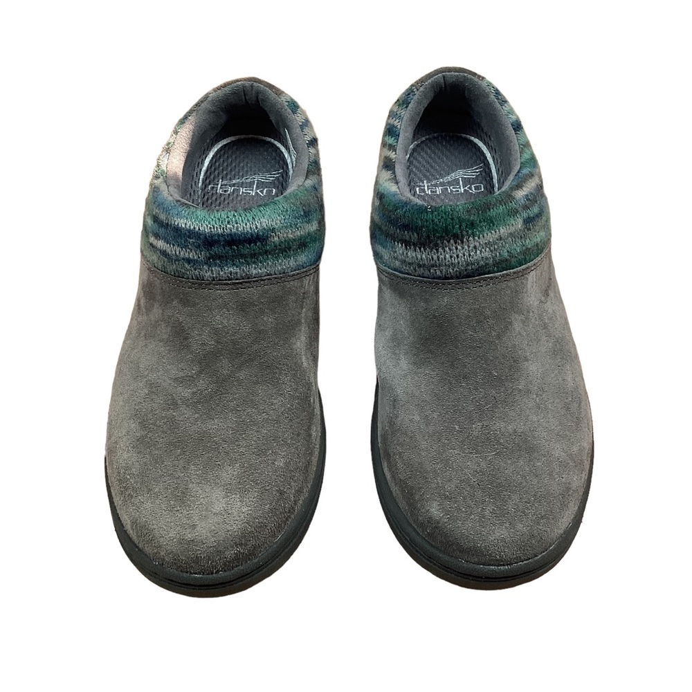 Dansko Brittany Suede Clogs Gray